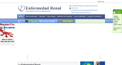 Desktop Screenshot of enfermedad-renal.com